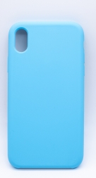 Чехол силиконовый гладкий Soft Touch iPhone XR, голубой №16 Чехол силиконовый гладкий Soft Touch iPhone XR, голубой №16