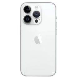 Задняя крышка iPhone 14 Pro Max стеклянная, легкая установка, белый (литое стекло) (Org)