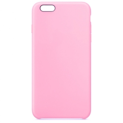 Чехол силиконовый гладкий Soft Touch iPhone 6 Plus/ 6S Plus, розовый (без логотипа)