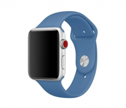 Ремешок силиконовый для Apple Watch 42/ 44 мм Sport Band, морская волна №42 Ремешок силиконовый для Apple Watch 42/ 44 мм Sport Band, морская волна №42