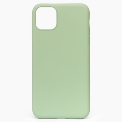 Чехол силиконовый гладкий Soft Touch iPhone 11 Pro, светло-зеленый (без логотипа)