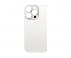 Задняя крышка iPhone 15 Pro Max стеклянная, легкая установка, белый титан, (литое стекло) (Org) Задняя крышка iPhone 15 Pro Max стеклянная, легкая установка, белый титан, (литое стекло) (Org)