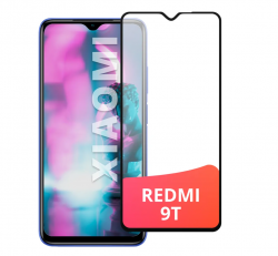 Защитное стекло Xiaomi Redmi 9T/ POCO M3, XMART 9D черное (тех упаковка)