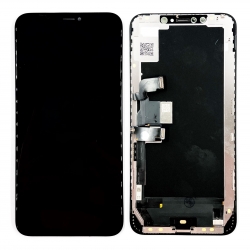 Дисплей iPhone XS MAX в сборе с тачскрином, Черный (Hard OLED ALG)