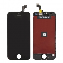 Дисплей iPhone 5S/ SE в сборе с тачскрином, черный (LCD OR/ переклей)