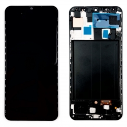 Дисплей Samsung A505F GALAXY A50 в сборе с тачскрином и рамкой, Черный (INCELL) Дисплей Samsung A505F GALAXY A50 в сборе с тачскрином и рамкой, Черный (INCELL)
