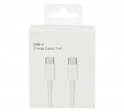 USB-C кабель Type-C to Type-C MUF72ZE/ A orig (100см), белый USB-C кабель Type-C to Type-C MUF72ZE/ A orig (100см), белый