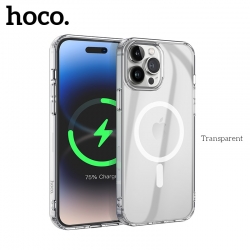 Чехол HOCO Magnetic series MagSafe для iPhone 14 Plus прозрачный