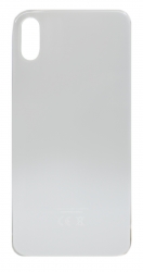 Задняя крышка iPhone XS стеклянная, легкая установка, белая (CE)