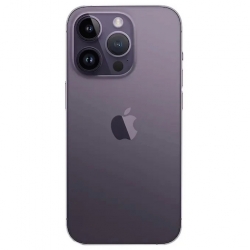 Задняя крышка iPhone 14 Pro стеклянная, легкая установка, фиолетовый