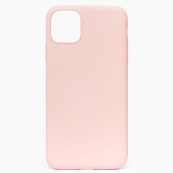 Чехол силиконовый гладкий Soft Touch iPhone 11 Pro, светло-розовый (без логотипа)