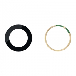 Стекло камеры iPhone 7, черное