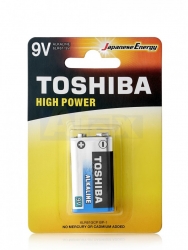 Батарейка Toshiba 6LR61/1BL крона (9V, алкалиновая) 1 шт Батарейка Toshiba 6LR61/1BL крона (9V, алкалиновая) 1 шт
