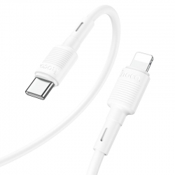 USB-C кабель HOCO X83 Victory PD Type-C to Lightning (100см), белый USB-C кабель HOCO X83 Victory PD Type-C to Lightning (100см), белый