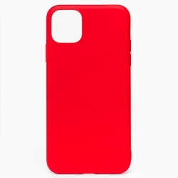 Чехол силиконовый гладкий Soft Touch iPhone 11 Pro, красный (без логотипа)