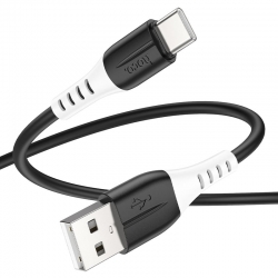 USB кабель Type-C HOCO X82 Silicone (100см, 3A), черный USB кабель Type-C HOCO X82 Silicone (100см, 3A), черный