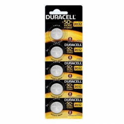 Батарейка Duracell CR2032/5BL (3V, литиевая) упаковка 5 шт