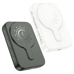 Внешний аккумулятор Power Bank J117A Esteem 10000mAh, PD20W, Magsafe, Type-C/Type-C, черный Внешний аккумулятор Power Bank J117A Esteem 10000mAh, PD20W, Magsafe, Type-C/Type-C, черный