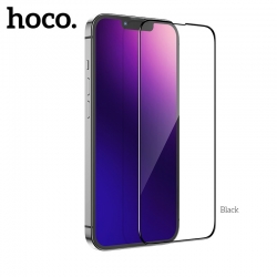 Защитное стекло iPhone 13 Pro Max/ 14 Plus HOCO Full screen, черное