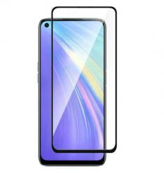 Защитное стекло Realme 8/ 8 Pro/ 9 4G/ 9 Pro Plus/ 10 11-20D, черное (упаковка)