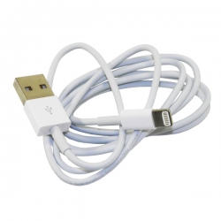 USB кабель Lightning, белый (упаковка)