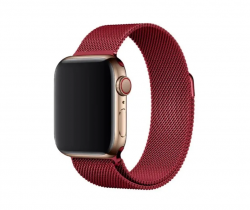 Ремешок Milanese Loop (Миланская петля) для Apple Watch 38/ 40/ 41 мм Wine Red Ремешок Milanese Loop (Миланская петля) для Apple Watch 38/ 40/ 41 мм Wine Red