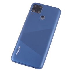 Задняя крышка для Realme C15, синяя Задняя крышка для Realme C15, синяя
