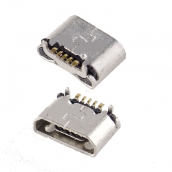 Разъем microUSB 2.0 разъем для планшетов Jack027 (5pin), установка на плату Разъем microUSB 2.0 разъем для планшетов Jack027 (5pin), установка на плату