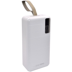 Внешний аккумулятор Power Bank 30000 mAh Remax RPP-506 20W+22.5W PD+QC, белый Внешний аккумулятор Power Bank 30000 mAh Remax RPP-506 20W+22.5W PD+QC, белый