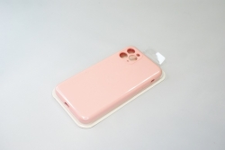 Чехол силиконовый гладкий Soft Touch iPhone 11 Pro, светло-розовый №12 (закрытый низ)