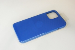 Чехол силиконовый гладкий Soft Touch iPhone 12 Pro Max, синий №3