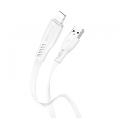USB кабель Lightning BOROFONE BX85 Auspicious (100см. 2.4A), белый