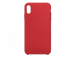 Чехол силиконовый гладкий Soft Touch iPhone XR, красный (без логотипа)