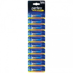 Батарейка Perfeo LR03/10BL AAA/мизинчиковая (1.5v, алкалиновая),1 шт, отрывной Батарейка Perfeo LR03/10BL AAA/мизинчиковая (1.5v, алкалиновая),1 шт, отрывной
