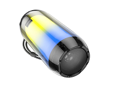 Колонка портативная BOROFONE BR25 Crazy Sound BT 5.3, 5W, microSD/ USB/ FM/ RGB, черный