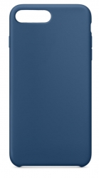 Чехол силиконовый гладкий Soft Touch iPhone 7 Plus/ 8 Plus, синий (без логотипа) Чехол силиконовый гладкий Soft Touch iPhone 7 Plus/ 8 Plus, синий (без логотипа)