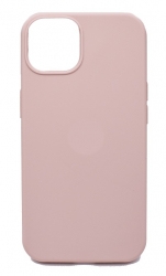Чехол силиконовый гладкий Soft Touch iPhone 13 mini, розовый песок №19 (закр низ)