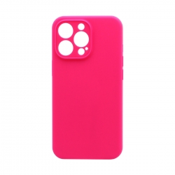Чехол силиконовый гладкий Soft Touch iPhone 13 Pro, ярко-розовый №62 (закрытый низ) Чехол силиконовый гладкий Soft Touch iPhone 13 Pro, ярко-розовый №62 (закрытый низ)