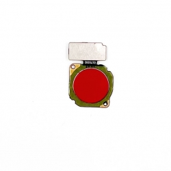 Шлейф Huawei P30 Lite с кнопкой HOME в сборе, красный