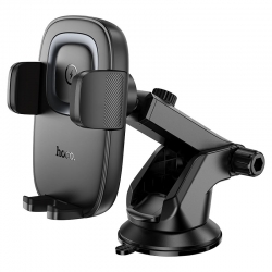 Держатель автомобильный с беспроводной зарядкой HOCO HW32 Crown, на приборную панель, черный