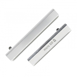 Заглушка USB+MicroSD Sony D6503 Z2 (Белый) Заглушка USB+MicroSD Sony D6503 Z2 (Белый)