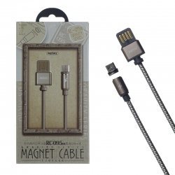 USB кабель Remax Graviti с магнитом microUSB (RC-095m)