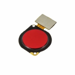 Шлейф Huawei Y6 Prime 2019 с кнопкой HOME в сборе, красный