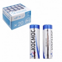 Батарейка Космос LR6 AA/ пальчиковая (1.5v, алкалиновая) 1 шт