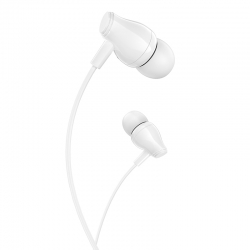 Наушники проводные BOROFONE BM61 Wanderer universal earphones 3.5mm, белые Наушники проводные BOROFONE BM61 Wanderer universal earphones 3.5mm, белые