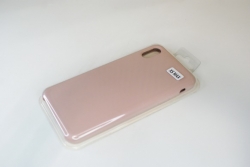Чехол силиконовый гладкий Soft Touch iPhone XS Max, розовый песок (без логотипа)