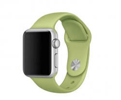 Ремешок силиконовый для Apple Watch 42/ 44 мм Sport Band, зеленый №58 Ремешок силиконовый для Apple Watch 42/ 44 мм Sport Band, зеленый №58