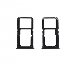 Держатель Sim для Realme 9 Pro (RMX3472), черный Держатель Sim для Realme 9 Pro (RMX3472), черный