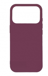 Чехол силиконовый гладкий Soft Touch iPhone 17 Pro Max, слива (закрытый низ)