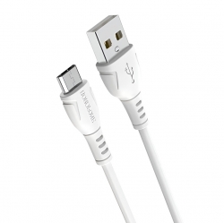 USB кабель micro USB BOROFONE BX51 Triumph (100см), белый USB кабель micro USB BOROFONE BX51 Triumph (100см), белый